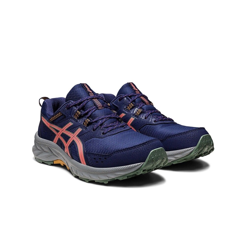 Asics Womens Gel Venture 9 1012B313 Indigo Blue/Papaya Running  Sneakers Size 8W